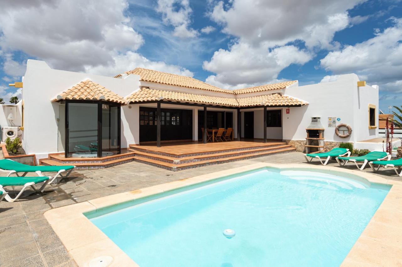 Homeforguest Villa Lobos Con Piscina Privada Caleta De Fuste Exteriör bild