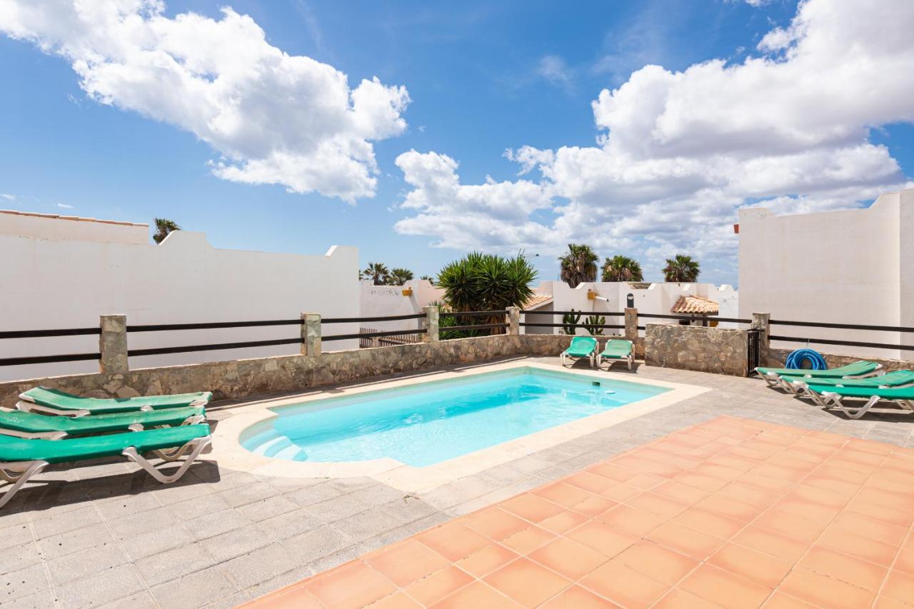 Homeforguest Villa Lobos Con Piscina Privada Caleta De Fuste Exteriör bild